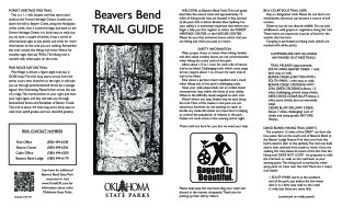 Preview of Beavers Bend State Park Trail Map